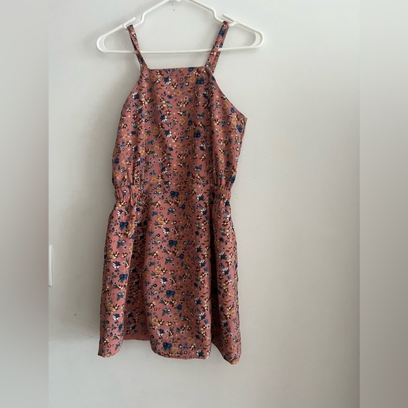 ELLE Women’s Pink Floral Mini Dress Sleeveless Casual Sundress Size M - Picture 3 of 4